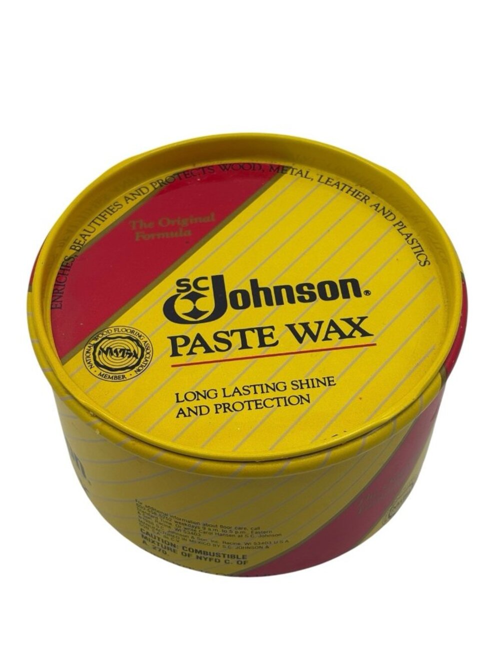NOS SC Johnson Paste Wax The Original Formula 16 oz